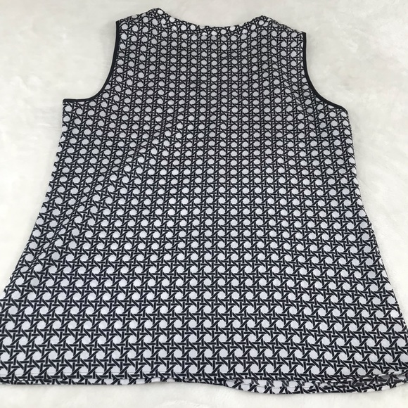 Ann Taylor Petite tank top in basket weave pattern - Picture 3 of 8